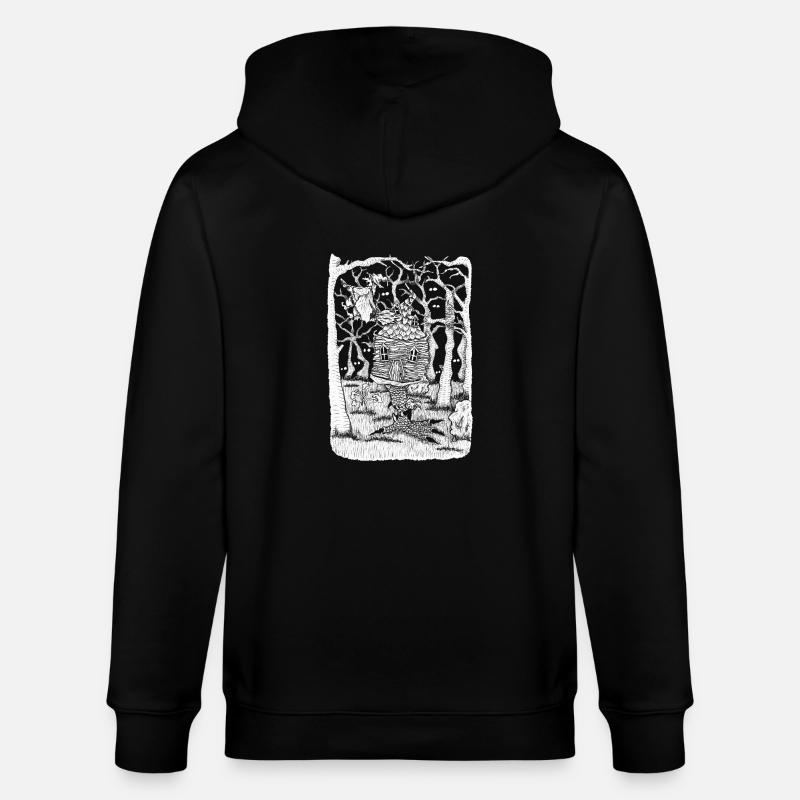 Witch - Stanley/Stella Unisex Bio-Kapuzenjacke CULTIVATOR  - Schwarz