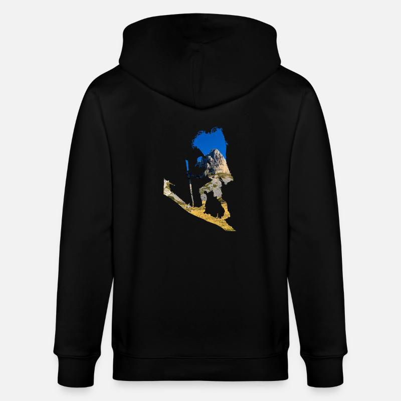 Bugglkraxmann - Veste à capuche bio CULTIVATOR Stanley/Stella Unisexe - noir