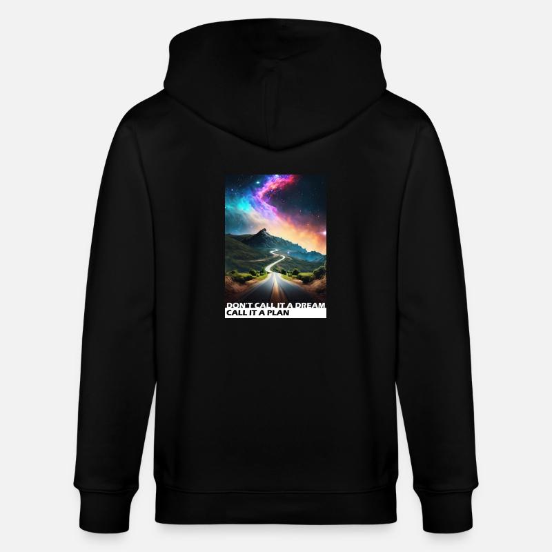 Call it a plan - Veste à capuche bio CULTIVATOR Stanley/Stella Unisexe - noir