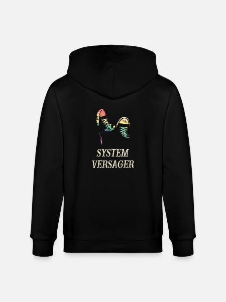 Défaillances du système - Veste à capuche bio CULTIVATOR Stanley/Stella Unisexe - noir