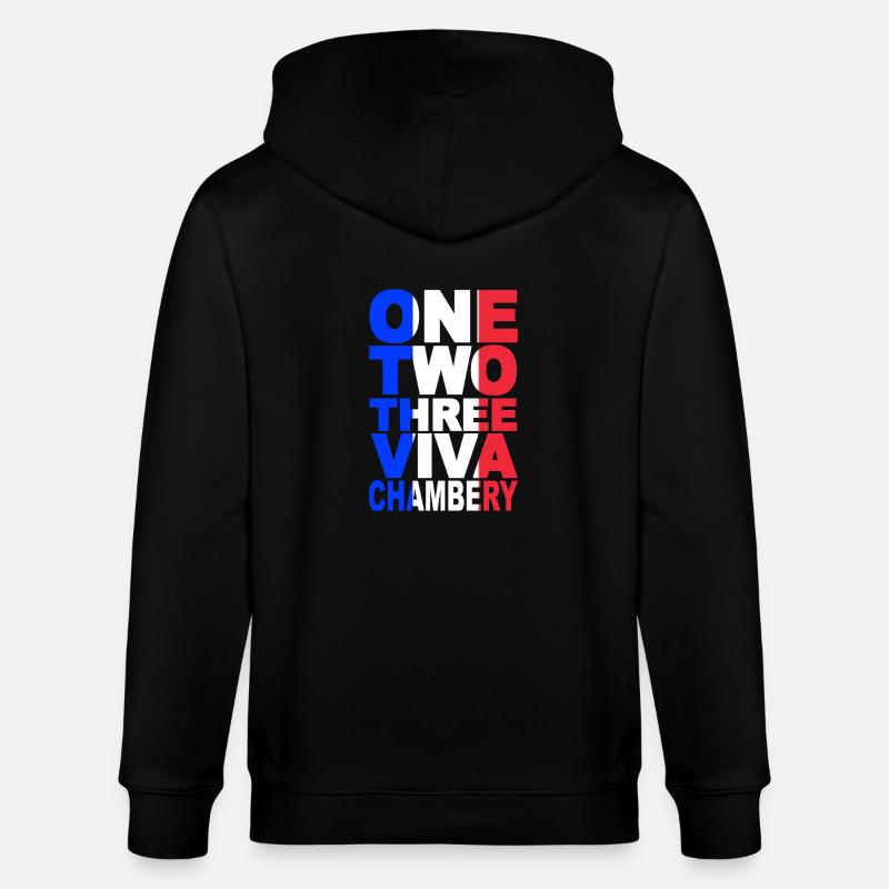 ONE TWO THREE CHAMBERY - Veste à capuche bio CULTIVATOR Stanley/Stella Unisexe - noir
