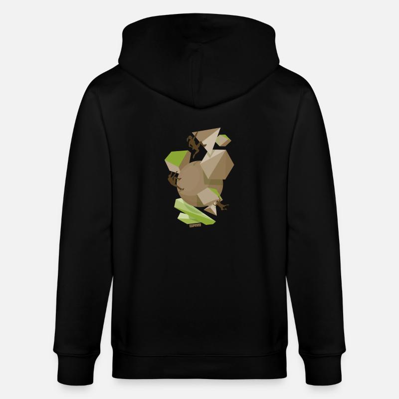 équipe sympa - Veste à capuche bio CULTIVATOR Stanley/Stella Unisexe - noir