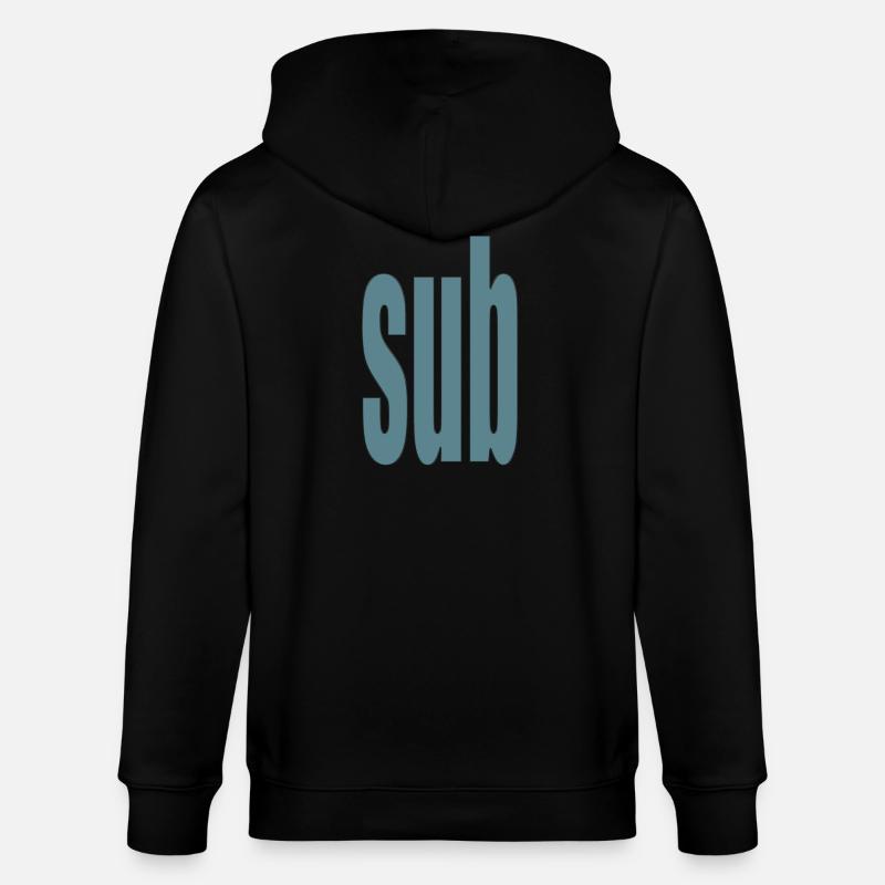sub - Stanley/Stella Unisex Bio-Kapuzenjacke CULTIVATOR  - Schwarz