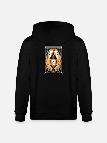 Spook in een kooi Tarotkooi - Stanley/Stella Uniseks bio-ziphoodie CULTIVATOR - zwart