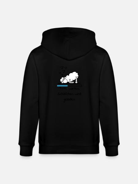 Schäfchen - Stanley/Stella Unisex Bio-Kapuzenjacke CULTIVATOR  - Schwarz