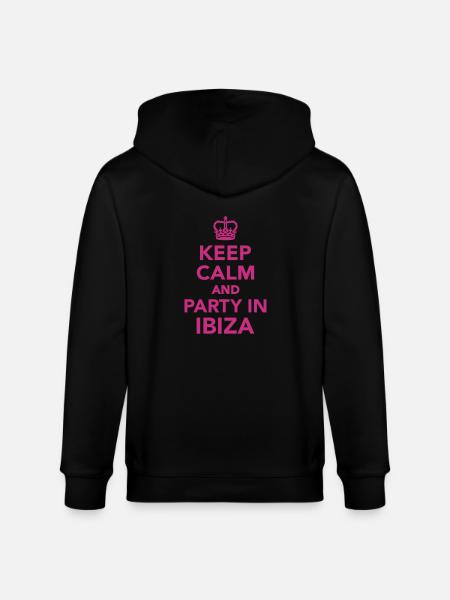 Ibiza - Stanley/Stella Unisex Bio-Kapuzenjacke CULTIVATOR  - Schwarz
