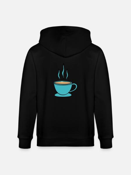 Coffee - Veste à capuche bio CULTIVATOR Stanley/Stella Unisexe - noir