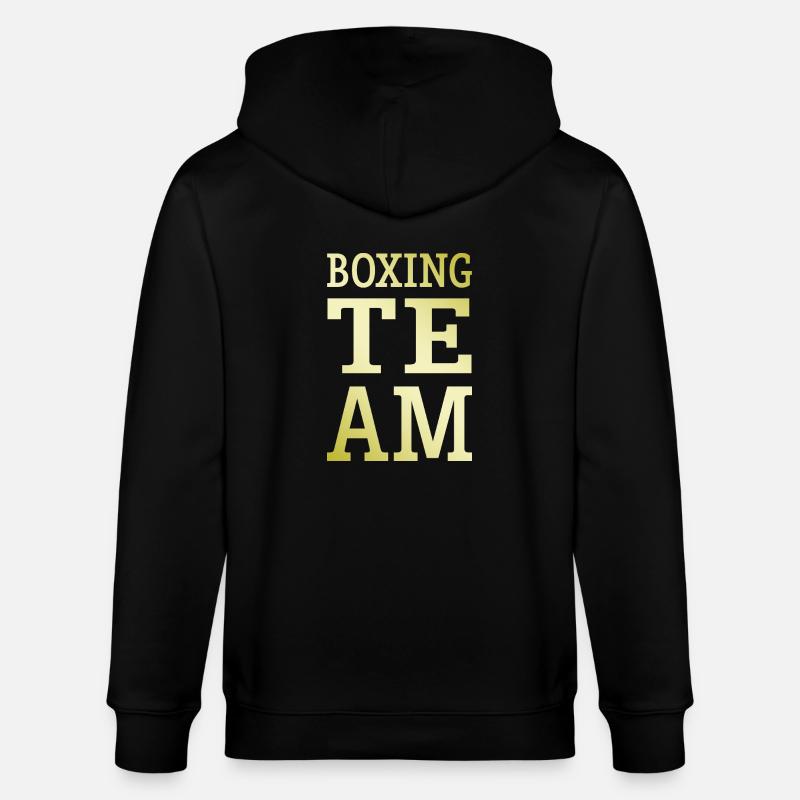 Équipe de boxe - Veste à capuche bio CULTIVATOR Stanley/Stella Unisexe - noir