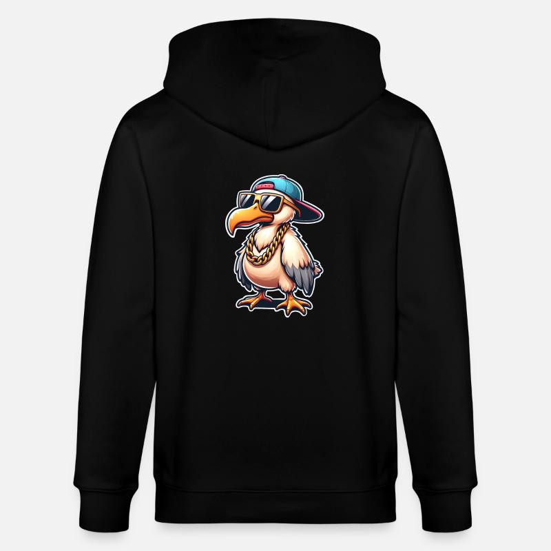 Dodo - Stanley/Stella Unisex Bio-Kapuzenjacke CULTIVATOR  - Schwarz