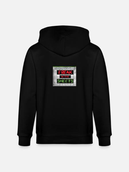 Freak In The Sheets - Stanley/Stella CULTIVATOR  Unisex Organic Hooded Jacket - black