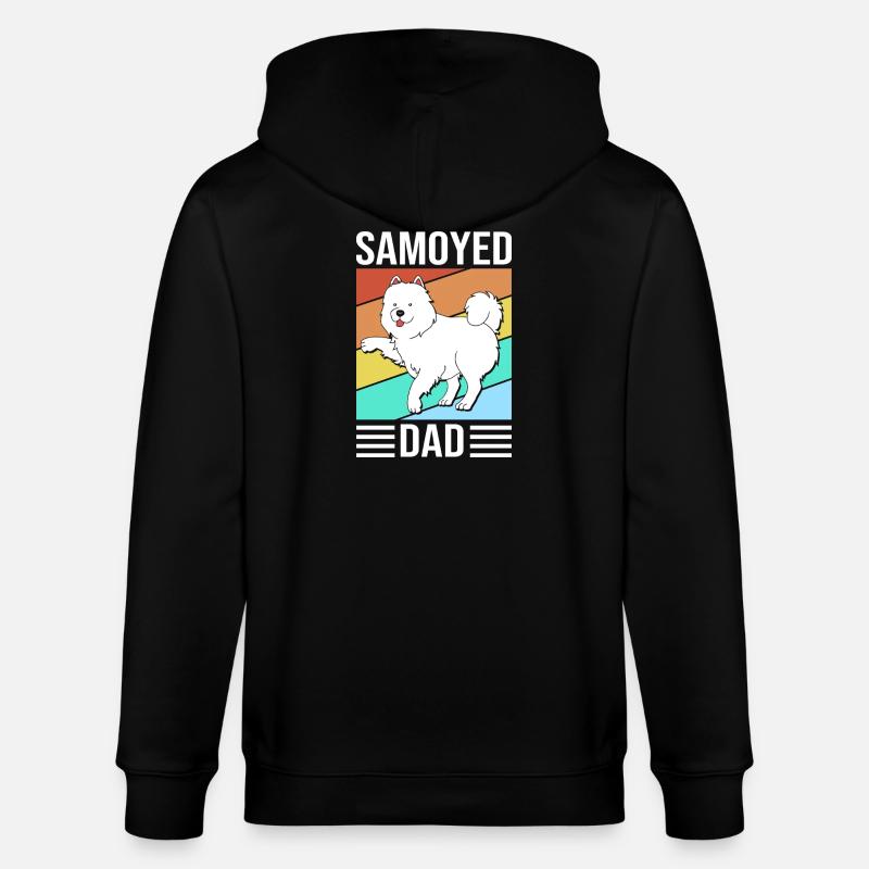 Samoyède - Veste à capuche bio CULTIVATOR Stanley/Stella Unisexe - noir