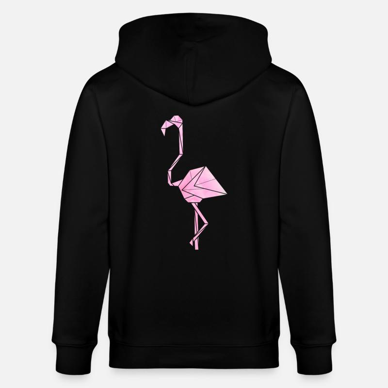 flamingo - Stanley/Stella Unisex Bio-Kapuzenjacke CULTIVATOR  - Schwarz
