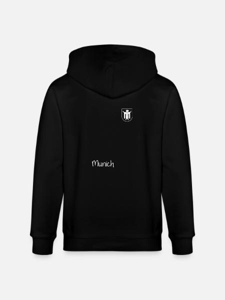 Munich München Wappen - Stanley/Stella Unisex Bio-Kapuzenjacke CULTIVATOR - Schwarz