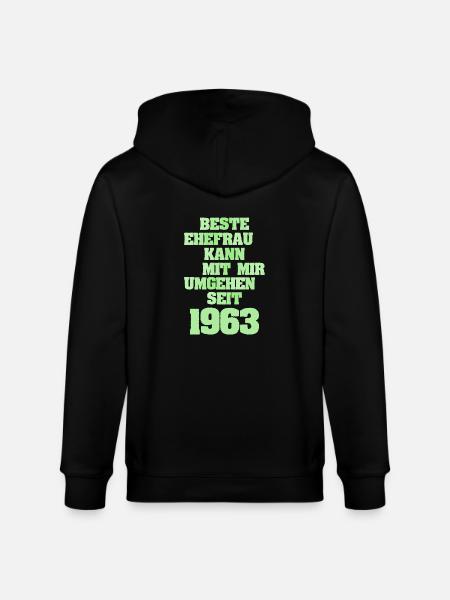 1963 - Stanley/Stella CULTIVATOR  Unisex Organic Hooded Jacket - black