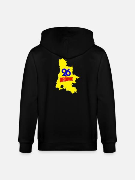 Drôme 26 - Veste à capuche bio CULTIVATOR Stanley/Stella Unisexe - noir