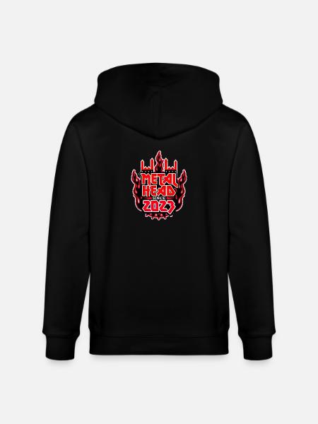 METALHEAD since 2023 - Stanley/Stella CULTIVATOR  Unisex Organic Hooded Jacket - black