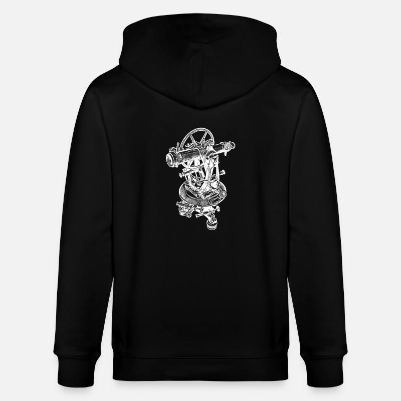 théodolite 3 W - Veste à capuche bio CULTIVATOR Stanley/Stella Unisexe - noir
