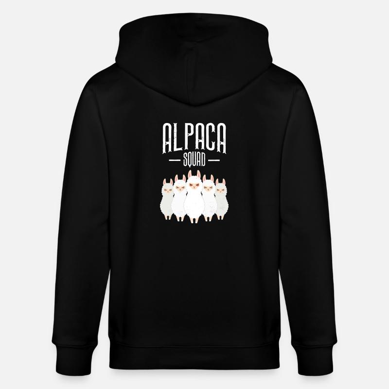 Alpaca Squad - Veste à capuche bio CULTIVATOR Stanley/Stella Unisexe - noir