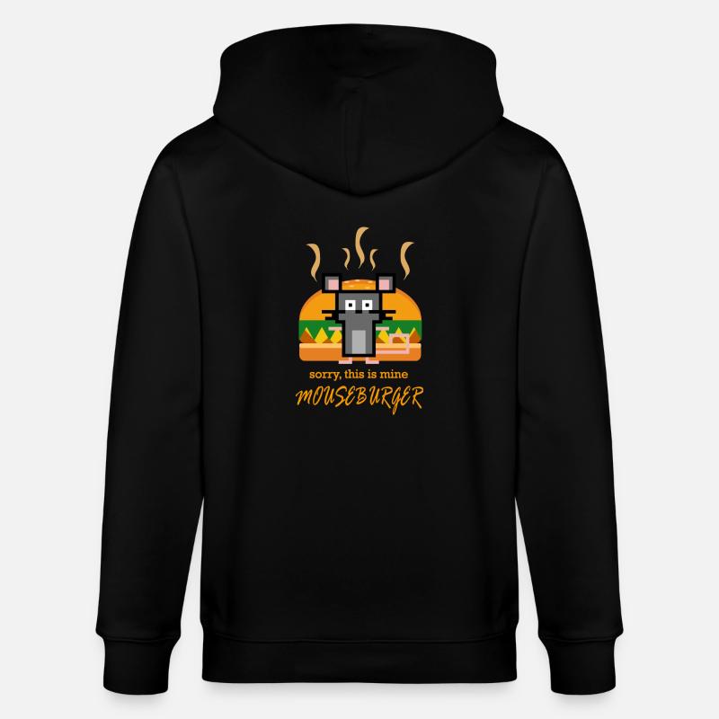 Mouseburger - Veste à capuche bio CULTIVATOR Stanley/Stella Unisexe - noir