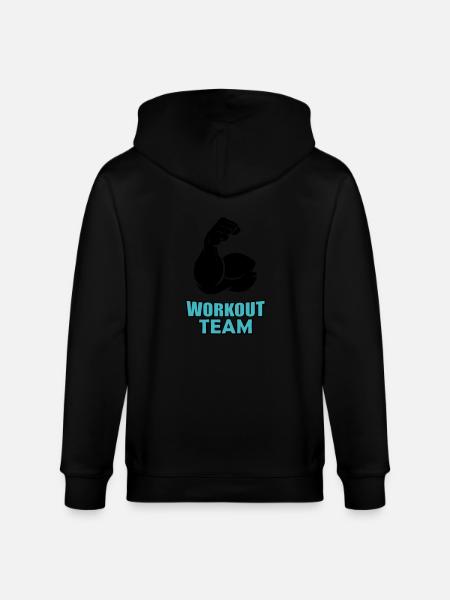 Workout Team 02 - Stanley/Stella CULTIVATOR Unisex Organic Hooded Jacket - black