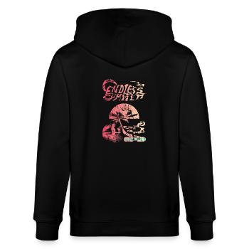Kitesurf - Veste à capuche bio CULTIVATOR Stanley/Stella Unisexe - noir - Dos - Anna (173cm)