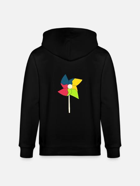 Éoliennes - Veste à capuche bio CULTIVATOR Stanley/Stella Unisexe - noir