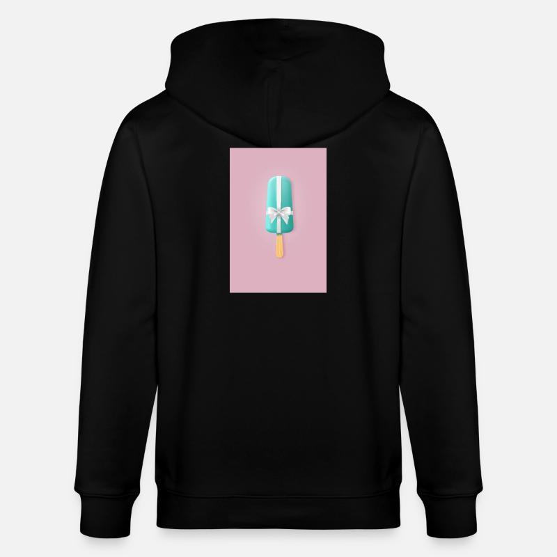 Pastell Popsicle Geschenkband - Stanley/Stella Unisex Bio-Kapuzenjacke CULTIVATOR - Schwarz