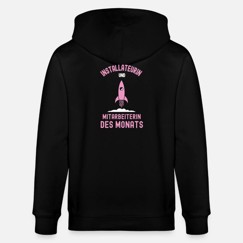 Meilleur Employé Plombier du Mois - Veste à capuche bio CULTIVATOR Stanley/Stella Unisexe - noir