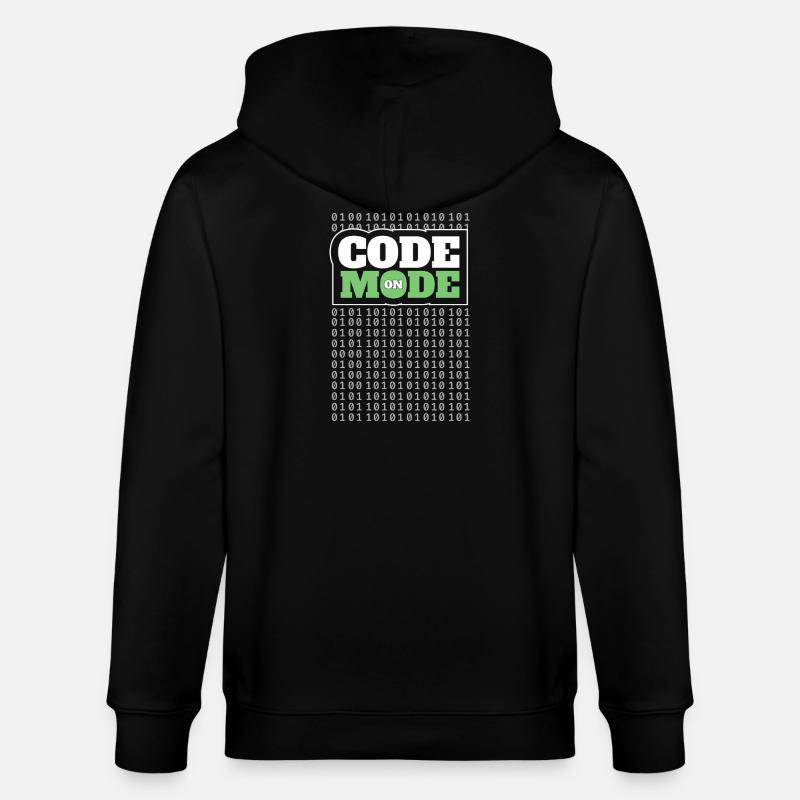 Codemodus An – Programmierung von Softwareentwickler Programmierer - Stanley/Stella Unisex Bio-Kapuzenjacke CULTIVATOR  - Schwarz