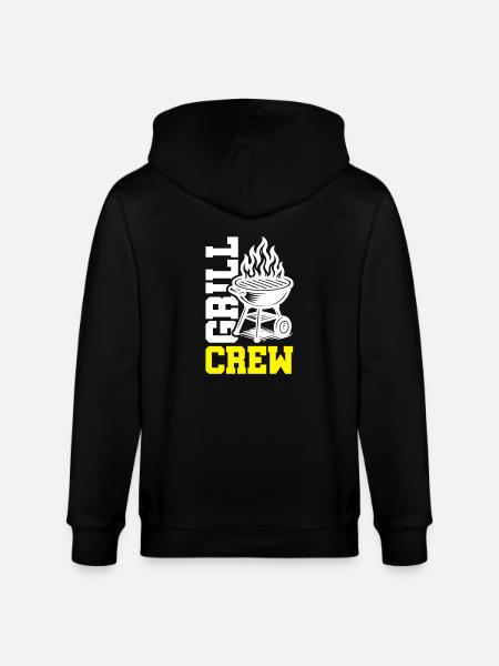 Grill Crew - Stanley/Stella CULTIVATOR Unisex Organic Hooded Jacket - black
