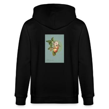 Äpfel am Zweig - Stanley/Stella Unisex Bio-Kapuzenjacke CULTIVATOR  - Schwarz - Hinten - Anna (173cm)