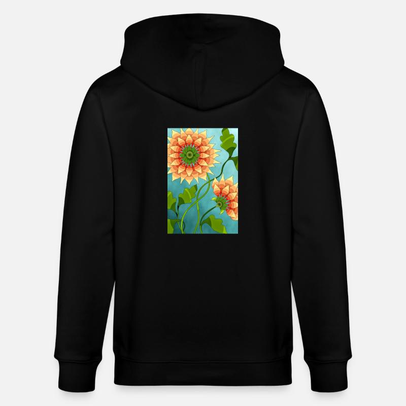 Fleur - Veste à capuche bio CULTIVATOR Stanley/Stella Unisexe - noir