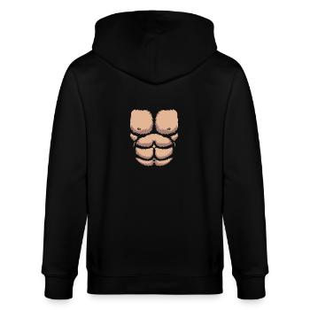 Gorilla - Stanley/Stella CULTIVATOR  Unisex Organic Hooded Jacket - black - Back - Anna (173cm)