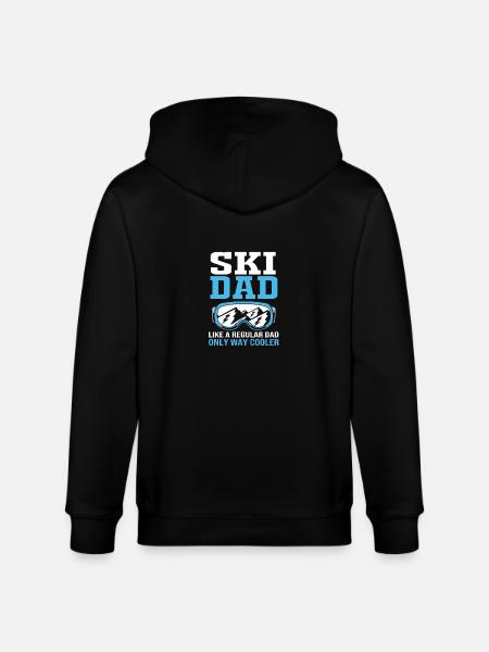 Ski Ski Holiday - Stanley/Stella CULTIVATOR  Unisex Organic Hooded Jacket - black