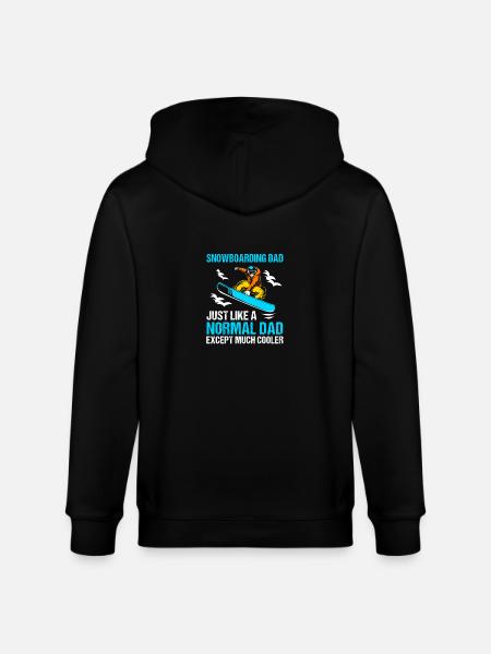 Snowboard Snowboarding Snowboard Holidays Snowboarders - Stanley/Stella CULTIVATOR Unisex Organic Hooded Jacket - black