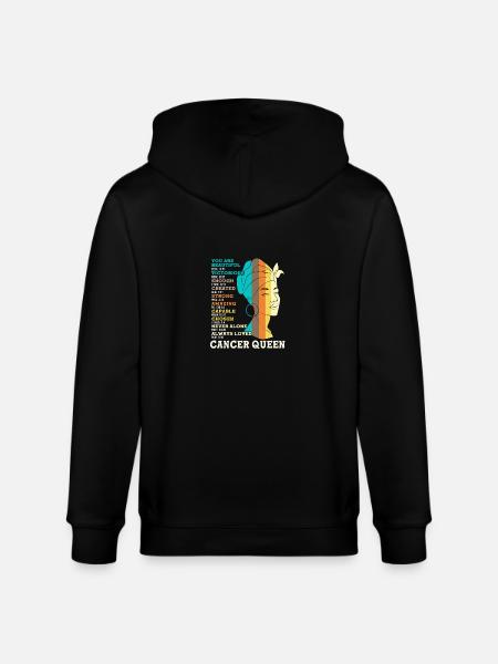 Sternzeichen Krebs - Stanley/Stella Unisex Bio-Kapuzenjacke CULTIVATOR - Schwarz