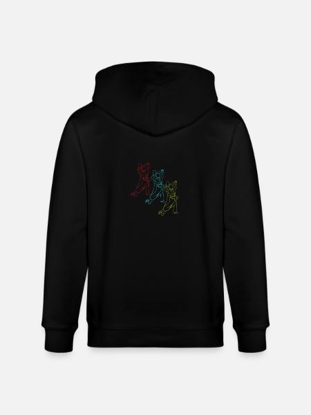 Walzer Paartanz - Stanley/Stella Unisex Bio-Kapuzenjacke CULTIVATOR - Schwarz