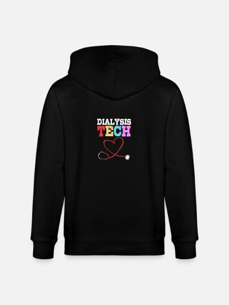 Dialyse-Techniker - Stanley/Stella Unisex Bio-Kapuzenjacke CULTIVATOR - Schwarz