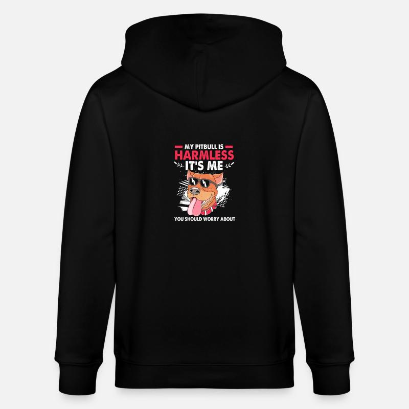 Pitbull - Veste à capuche bio CULTIVATOR Stanley/Stella Unisexe - noir