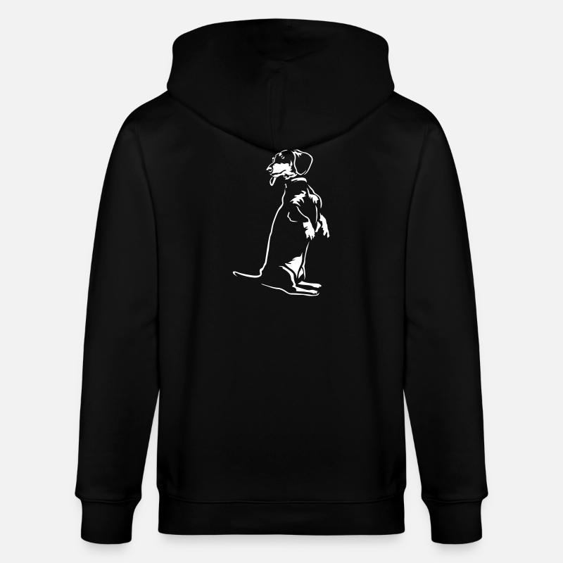 Teckel « Black Edition » - Veste à capuche bio CULTIVATOR Stanley/Stella Unisexe - noir