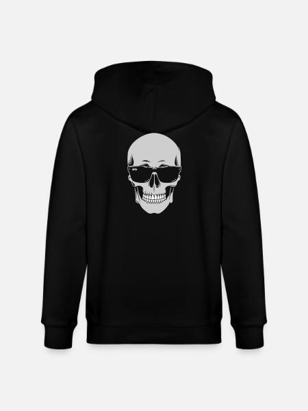 Sunglasses Skeleton Noir - Stanley/Stella CULTIVATOR Unisex Organic Hooded Jacket - black