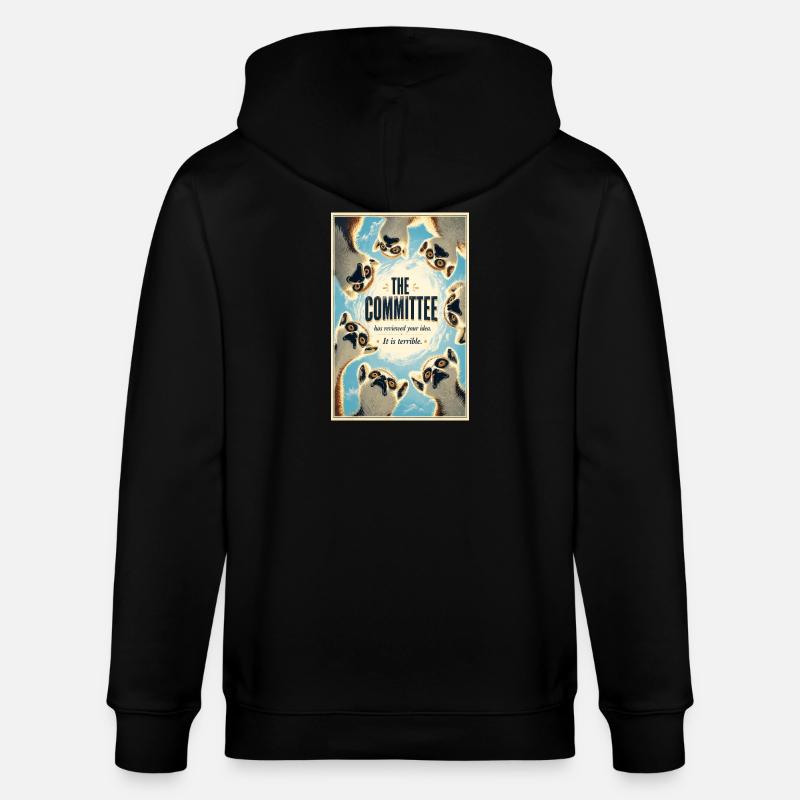 L’affiche des Lémuriens du Comité - Veste à capuche bio CULTIVATOR Stanley/Stella Unisexe - noir