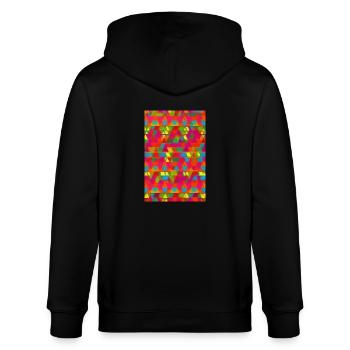 Modèle rétro - Veste à capuche bio CULTIVATOR Stanley/Stella Unisexe - noir - Dos - Anna (173cm)
