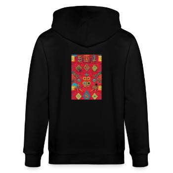 Modèle rétro - Veste à capuche bio CULTIVATOR Stanley/Stella Unisexe - noir - Dos - Anna (173cm)