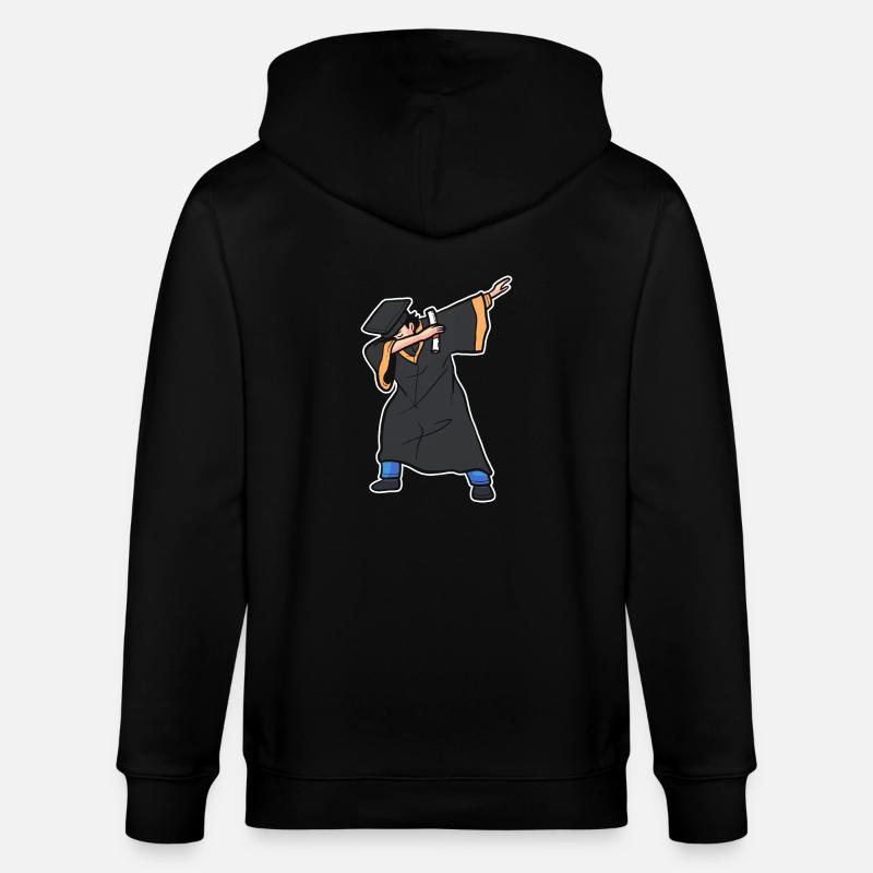 Master Studium Abschlussfeier - Stanley/Stella Unisex Bio-Kapuzenjacke CULTIVATOR  - Schwarz