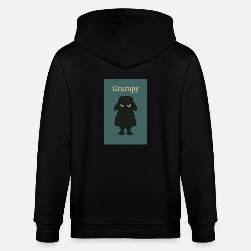 Grumpy - Stanley/Stella Unisex Bio-Kapuzenjacke CULTIVATOR  - Schwarz