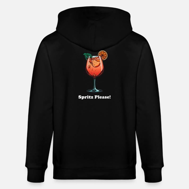 Sprizz s’il vous plaît! - Veste à capuche bio CULTIVATOR Stanley/Stella Unisexe - noir