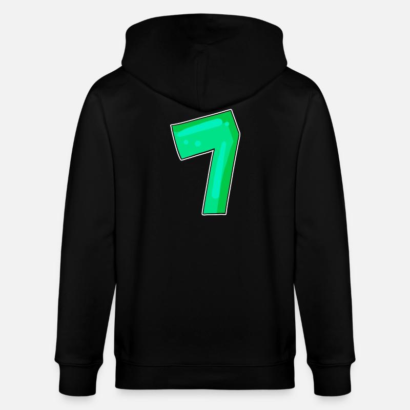 Numéro 7 Numéro Sept - Veste à capuche bio CULTIVATOR Stanley/Stella Unisexe - noir
