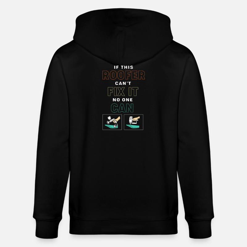 Dachdecker - Stanley/Stella Unisex Bio-Kapuzenjacke CULTIVATOR  - Schwarz