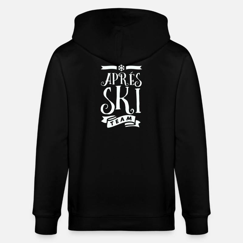 Équipe Après Ski - Veste à capuche bio CULTIVATOR Stanley/Stella Unisexe - noir